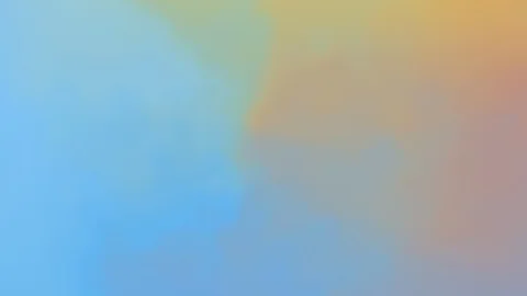 Beautiful Liquid Abstract Gradient Flowing Animation Seamless Blue Yellow Colors Stock Footage 125097959