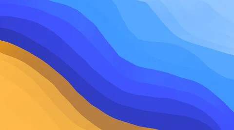 Beautiful liquid abstract patterns of blue sea and beach summer backgrounds. Stock Illustration