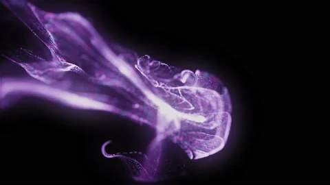 Beautiful Liquid Particles Fluid Animation Background Video Stock Footage 165325435