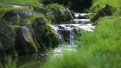 Beautiful Little Stream Stock Footage 120416918