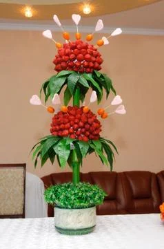 Beautiful living fruit for wedding Stock Photos