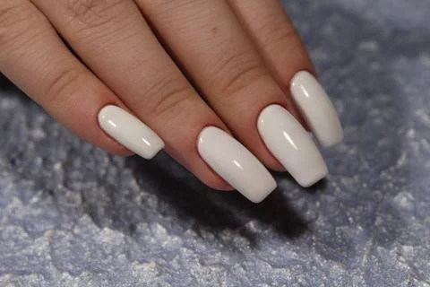 Beautiful long nails Stock Photos