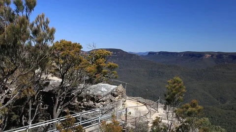 Beautiful Lookout in Mountains Vidéo 80486128