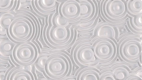 Beautiful Loop on Surface Morphing in Seamless 3d Animation. Stock Footage 259794526