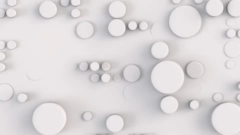 Beautiful Loop on Surface Morphing in Seamless 3d Animation. Stock Footage 259795731