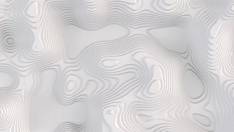 Beautiful Loop on Surface Morphing in Seamless 3d Animation. Stock Footage 259795892