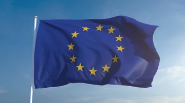 Beautiful looping EU flag animation. Alpha, 50fps, Seamless Vidéo 85822782