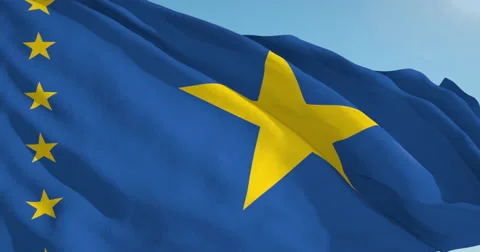 Beautiful looping flag blowing in wind: Congo Kinshasa Vídeo Stock 62063943