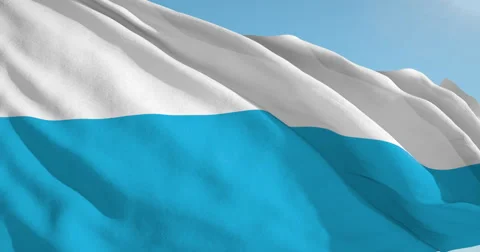 Beautiful looping flag blowing in wind: San Marino 스톡 동영상 63128695