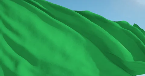 Beautiful looping flag blowing in wind: Libya Stock Footage 63144474