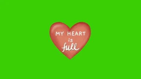 Beautiful Love Animation Motion Graphics Loop Stock Footage 340607653