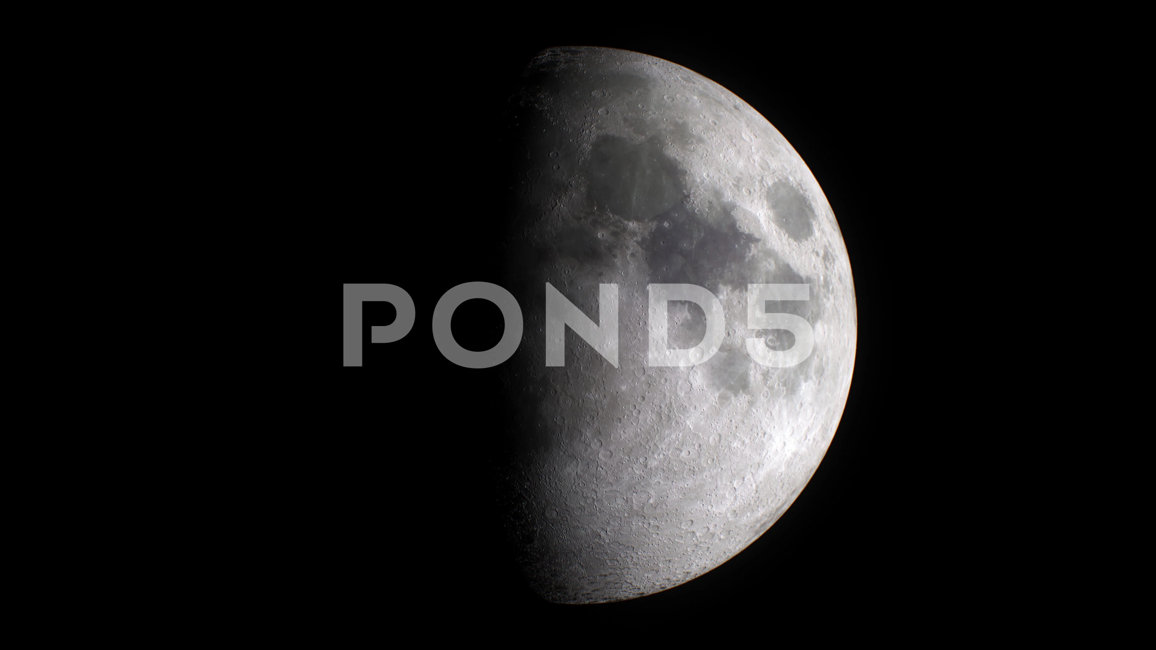 Beautiful Lunar Cycle Seamless. The Moon, Stock Video