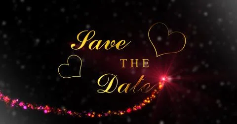 Beautiful luxurious royal Save The Date wedding marriage announcement bg. E.. Stock Illustration