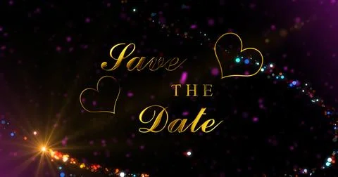 Beautiful luxurious royal Save The Date wedding marriage announcement bg. E.. Stock Illustration