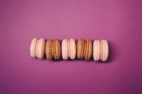 Beautiful macarons Stock Photos