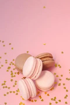Beautiful macarons Stock Photos