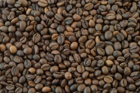Beautiful macro background of coffee Stock Photos
