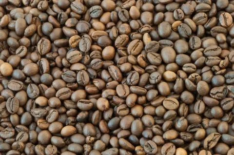 Beautiful macro background of coffee Stock Photos