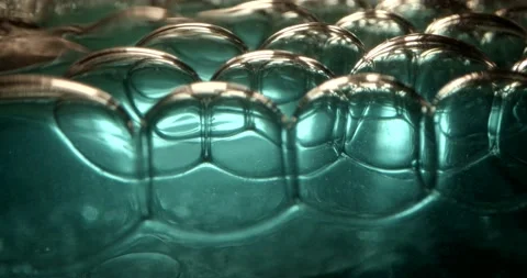 Beautiful macro bubbles Stock-Footage 156029979