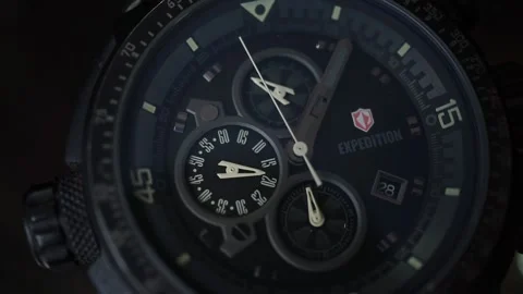 Beautiful Macro Clouse Up Watch 스톡 동영상 140155730