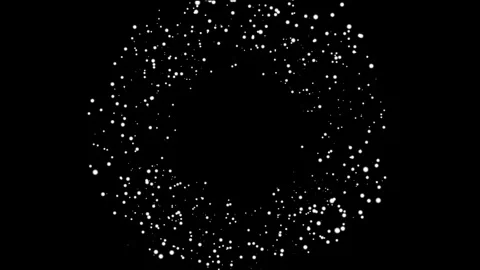 Beautiful Magic Blinking Glitter Star Animation With Glowing Fairy Dust Trail Stock Footage 340580161