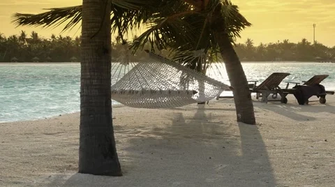 Beautiful Maldives sandy beach Vídeo Stock 49018315