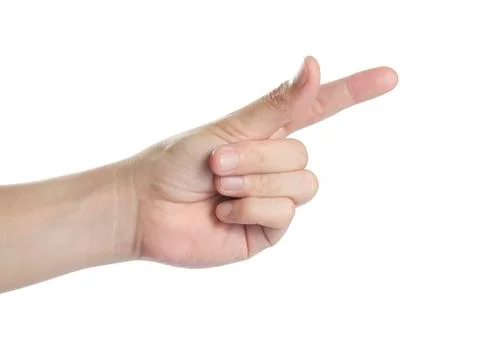 Beautiful man hand for snap feeling Stock Photos
