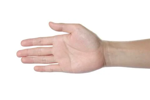 Beautiful man hand for support feeling Stock Photos