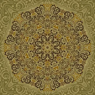 Beautiful mandala background Stock Illustration