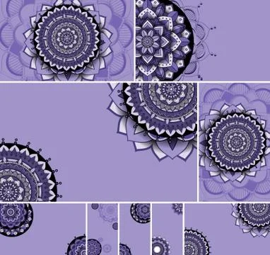 Beautiful mandala design background Stock Illustration