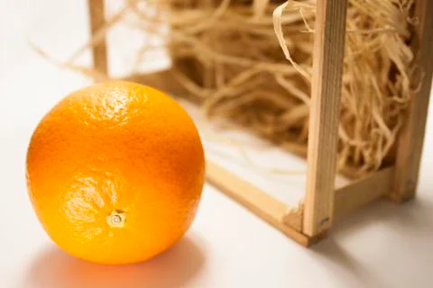 A beautiful mandarin Stock Photos