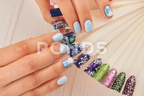 Beautiful Manicure And Nail Art Samples.