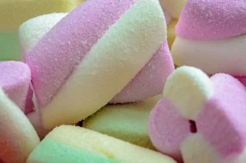 Beautiful Marshmallow Background Fotos Stock
