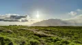 Beautiful Maui, Hawaii, Sunset Time Lapse over Green Grass Hills, HDR, 4k. UHD 4k or 4k+ Resolution