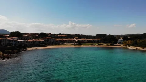 Beautiful mediterranean beach 15 Stock Footage 242002156