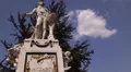 Beautiful Memorial Mozart Monument Statue Burggarten Vienna Central Park Austria HD Footage