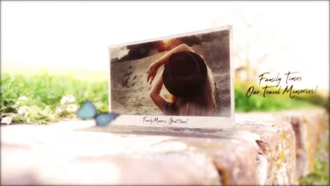 Beautiful Memories After Effects stock