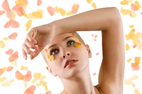 Beautiful model posing Stock Photos