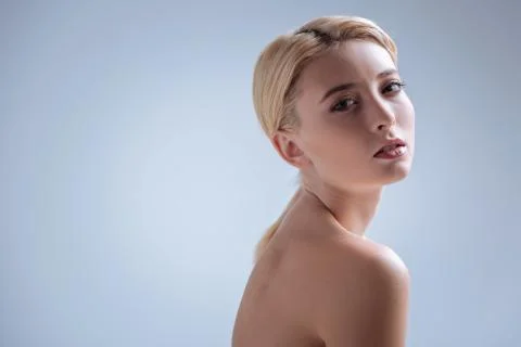 Beautiful model showing her young body Stock Photos