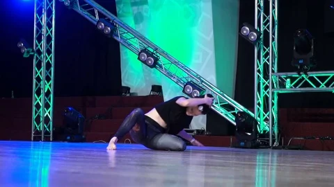 Beautiful modern dance Stock Footage 69844194