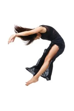 Beautiful modern dancer girl Stock Photos