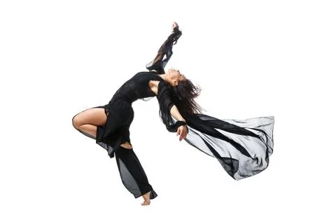Beautiful modern dancer girl Stock Photos