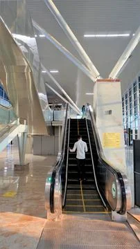 Beautiful modern world class interior architecture of Sir M Visvesvaraya Te.. Stock Photos