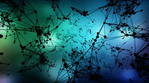 Beautiful molecule backgrounds Stock Footage 11011036