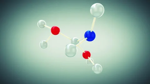 Beautiful Molecule Structure. HD 1080. Stock Footage 25666427