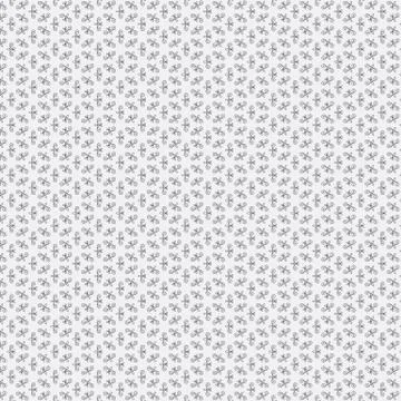 Beautiful monochromatic symmetrical designs on solid sheet of wallpaper Stock Illustration
