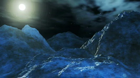 Beautiful moon Stock Footage 495532