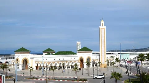 Beautiful mosque building Stock Footage 235816391
