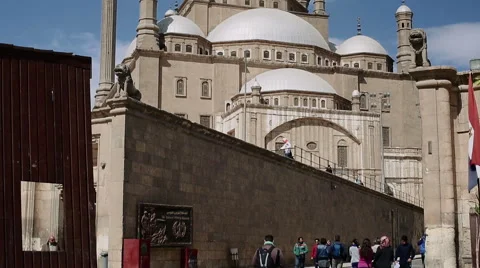 Beautiful Mosque in Cairo, Egypt Stock Footage 49323427