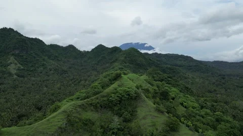 Beautiful mountain in bali Video stock 297428628